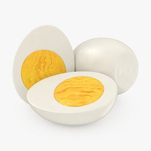 Hard Boiled Eggs 01 3D model