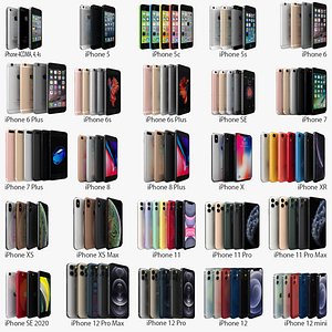 Apple iPhone Collection 2011 to 2020 v2