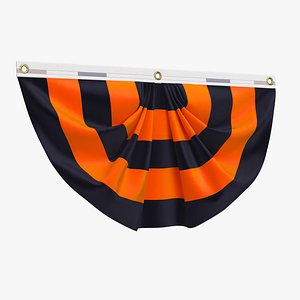 3D Halloween Bunting Flag