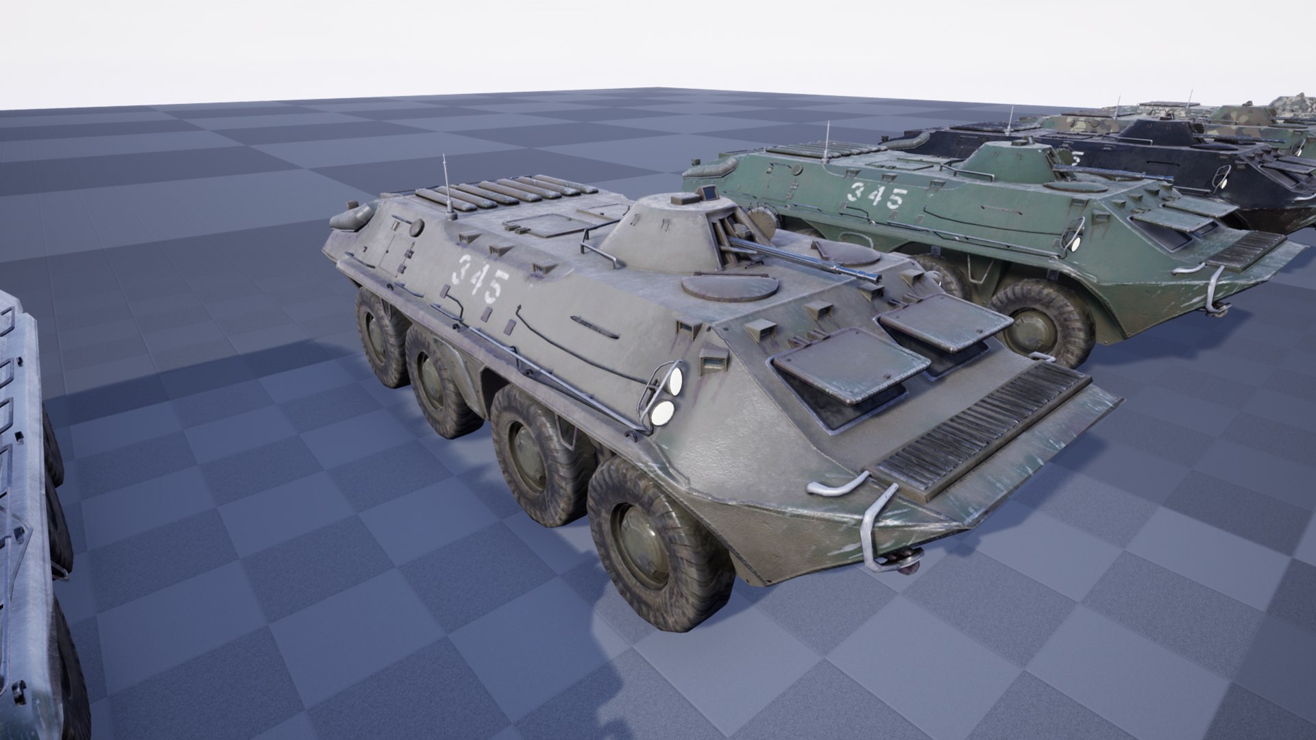 Functional 6 Versions APC Military Vehicle 3D Model - TurboSquid 1984531