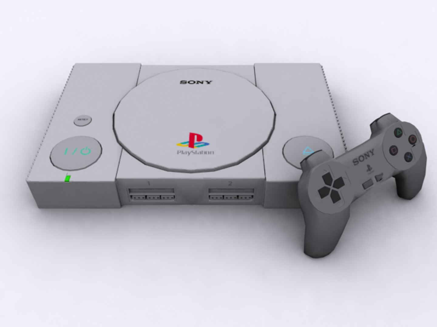 Sony Playstation 1 3d Model