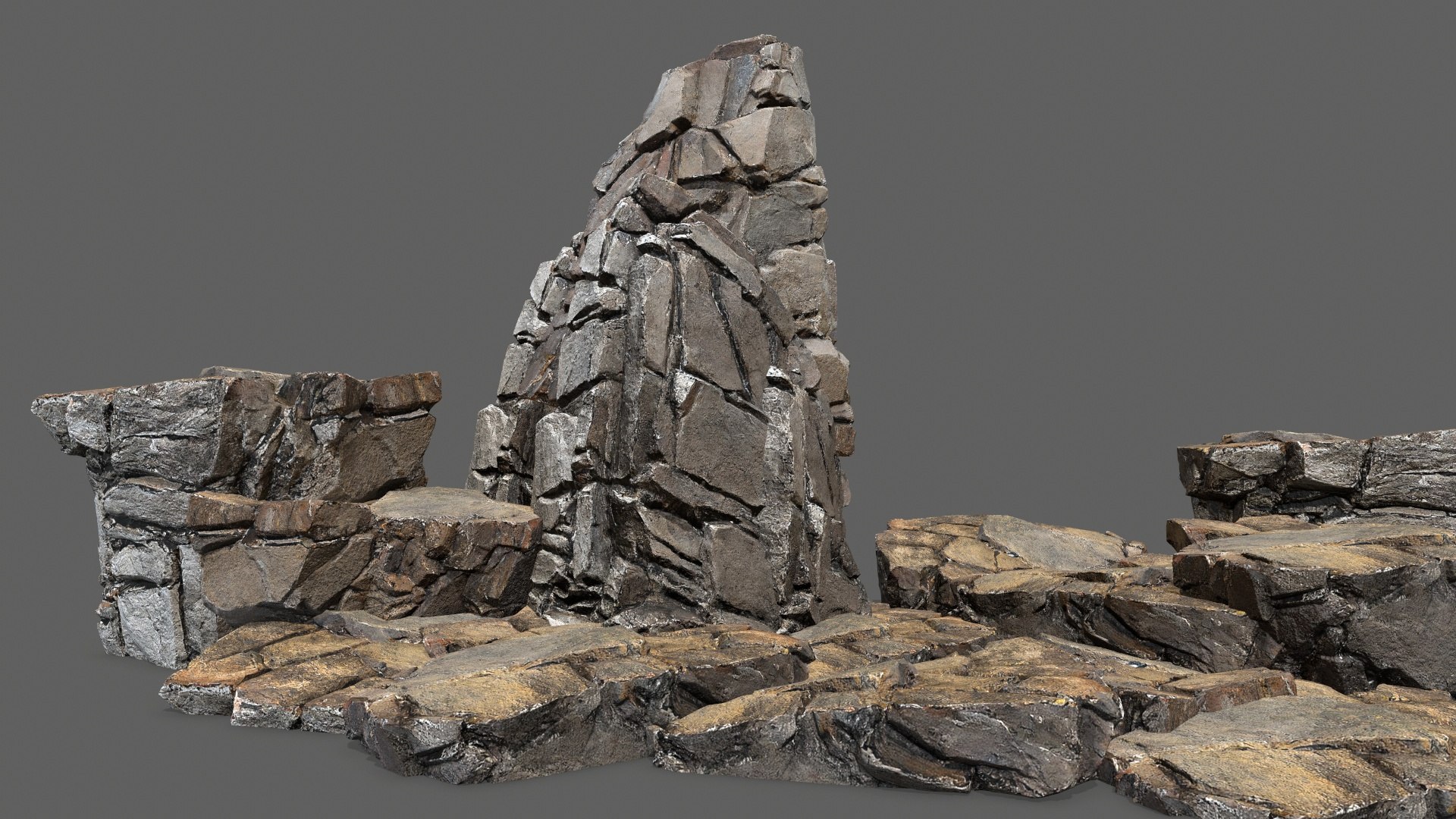 Desert Rocks 3D Model - TurboSquid 2185935