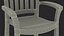 Plastic Armchair White