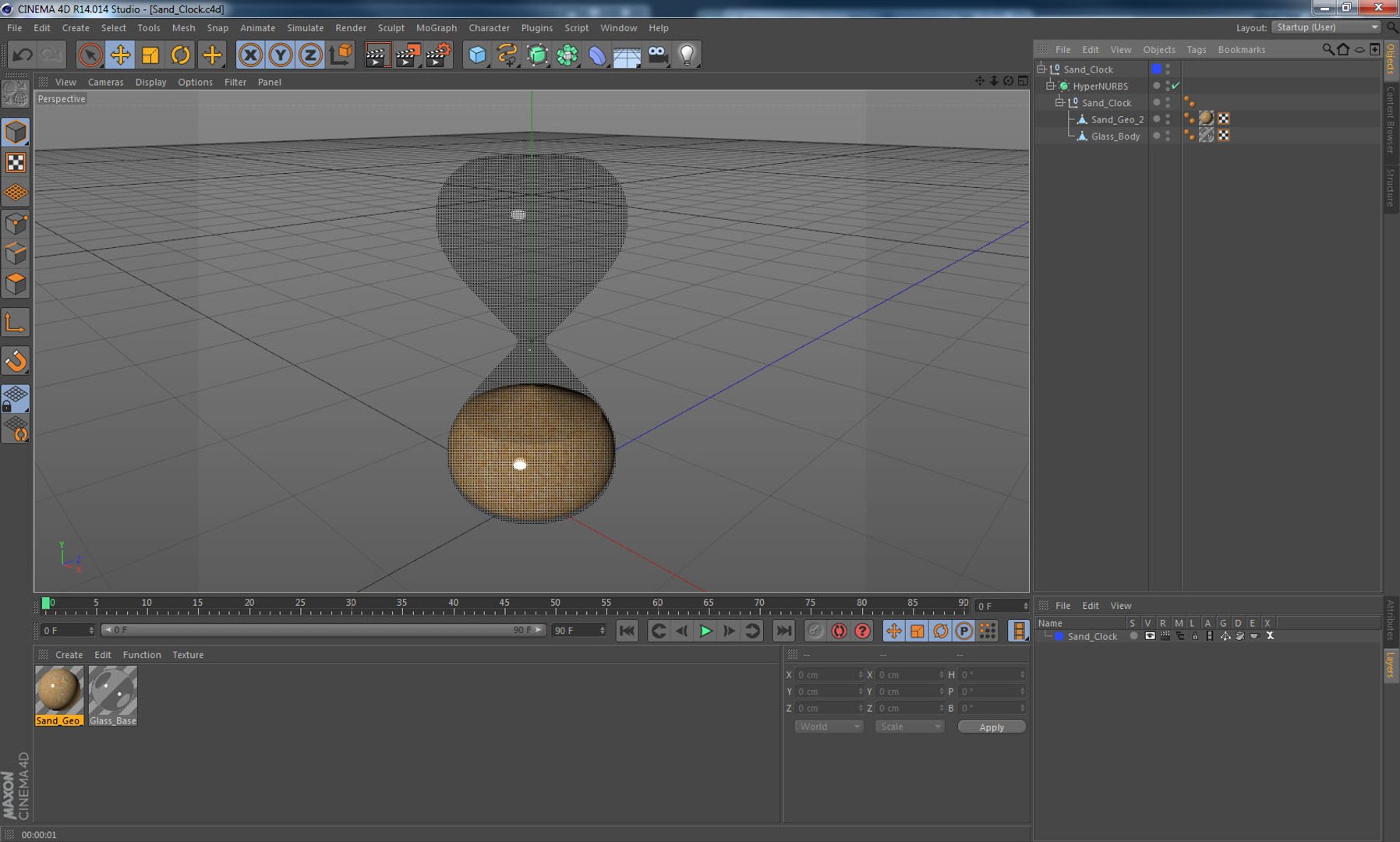Sand Clock 3D Model - TurboSquid 1297455