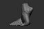 Male foot poses