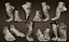 Male foot poses