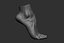 Male foot poses