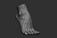 Male foot poses