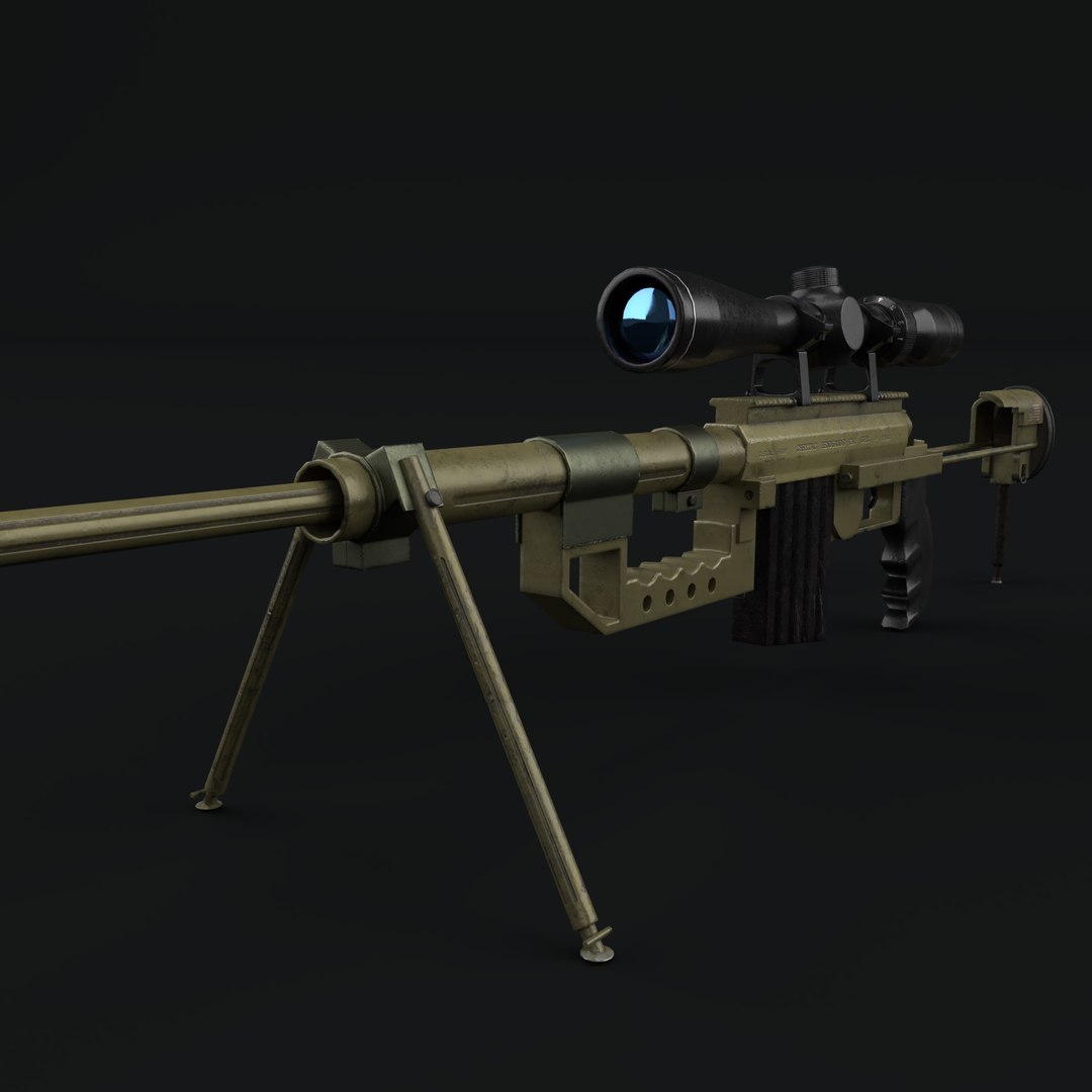 3D model cheytac rifle sniper - TurboSquid 1690545