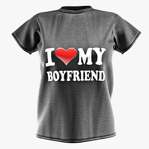 Boyfriend T-shirts Female model