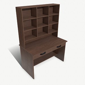 3D model low-poly old table