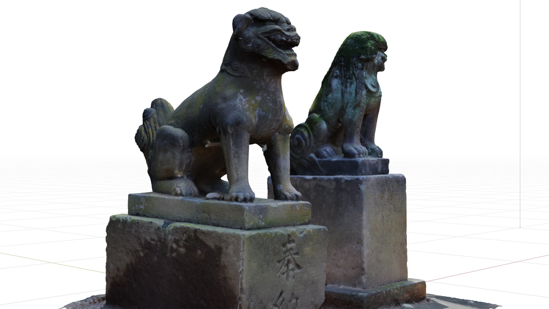 A pair of Komainu 3D model https://p.turbosquid.com/ts-thumb/fD/dcAMYU/fE/6/png/1736148833/1920x1080/fit_q87/a7a71ea43dac26e42f355abf50cad52954763c4e/6.jpg