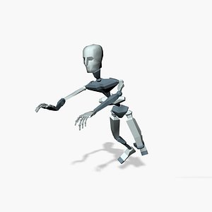 Mocap Swim floating 3D model