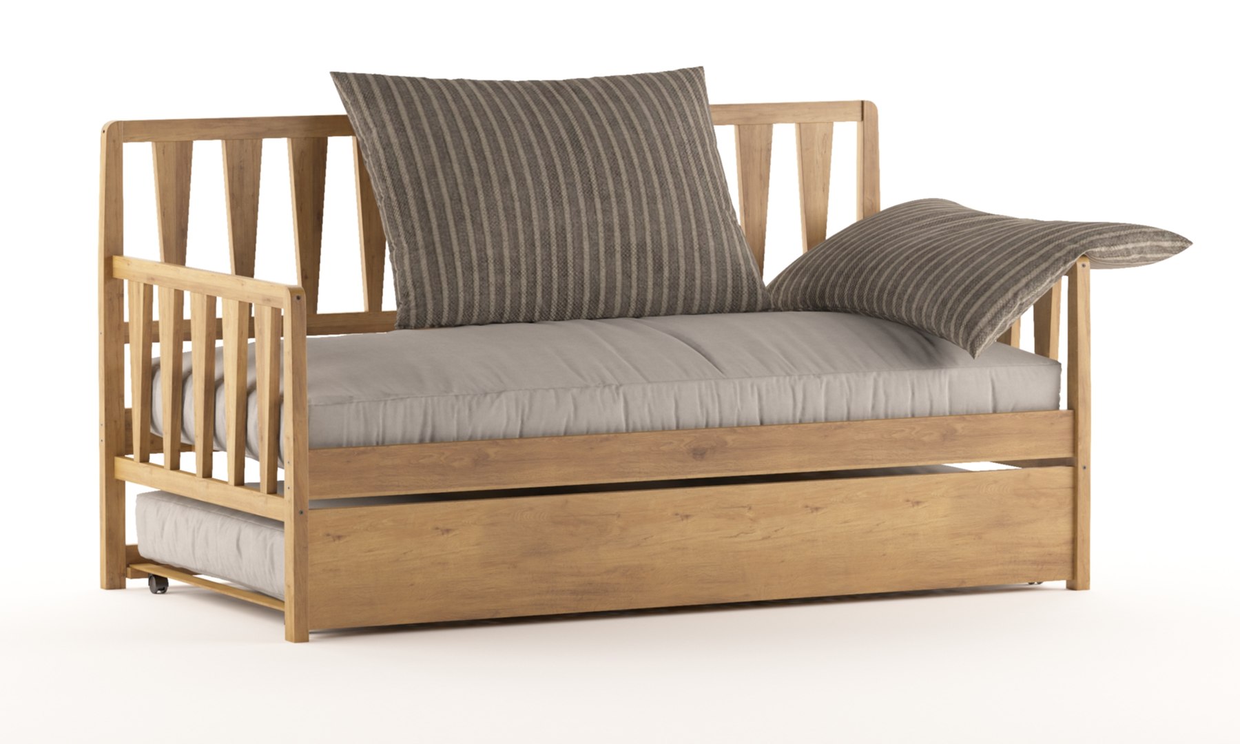 3D Model Baxton Studio Daybed - TurboSquid 1793351