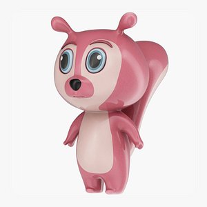 cartoon squirrel 3D model