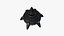 Alien Spaceship UFO G10 Full Black - Sci Fi Spacecraft Design