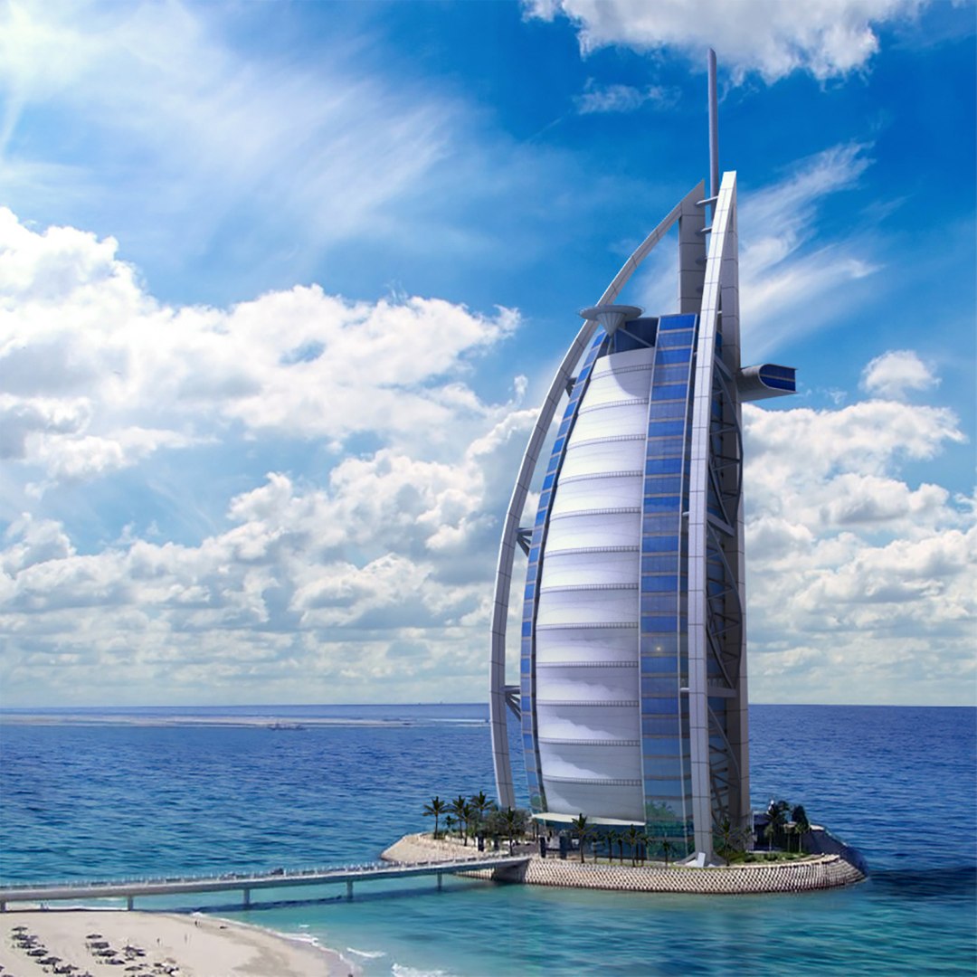 3D Model Burj Al Arab - TurboSquid 1304462