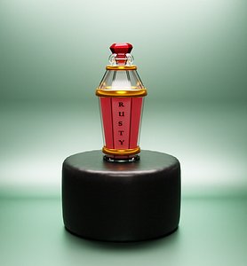 Concept Perfume glass bottle 3D model 3D