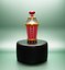Concepto botella de vidrio de perfume modelo 3d