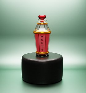 Concept Perfume glass bottle 3D model