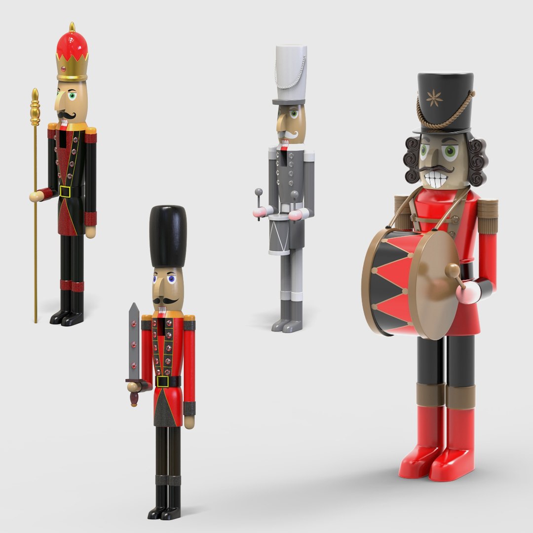 Holiday Nutcracker Bundle model https://p.turbosquid.com/ts-thumb/fD/nuwHoj/33/vignette/png/1744640078/1920x1080/fit_q87/cb67d03766e6377d044d96bdb6bd9f8bc6661ced/vignette.jpg