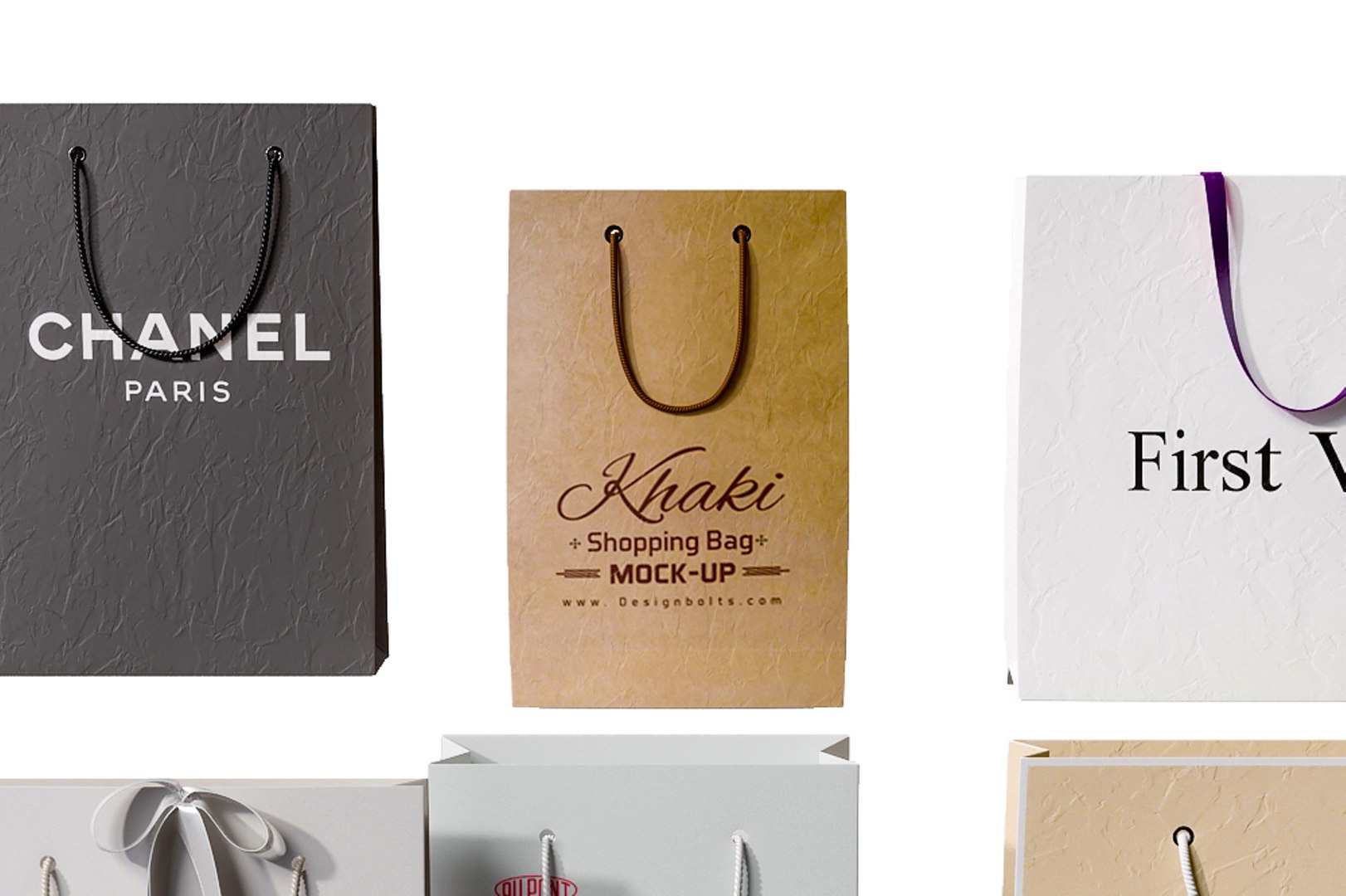 Modern shopping bag gift box model 3D model TurboSquid 2058090