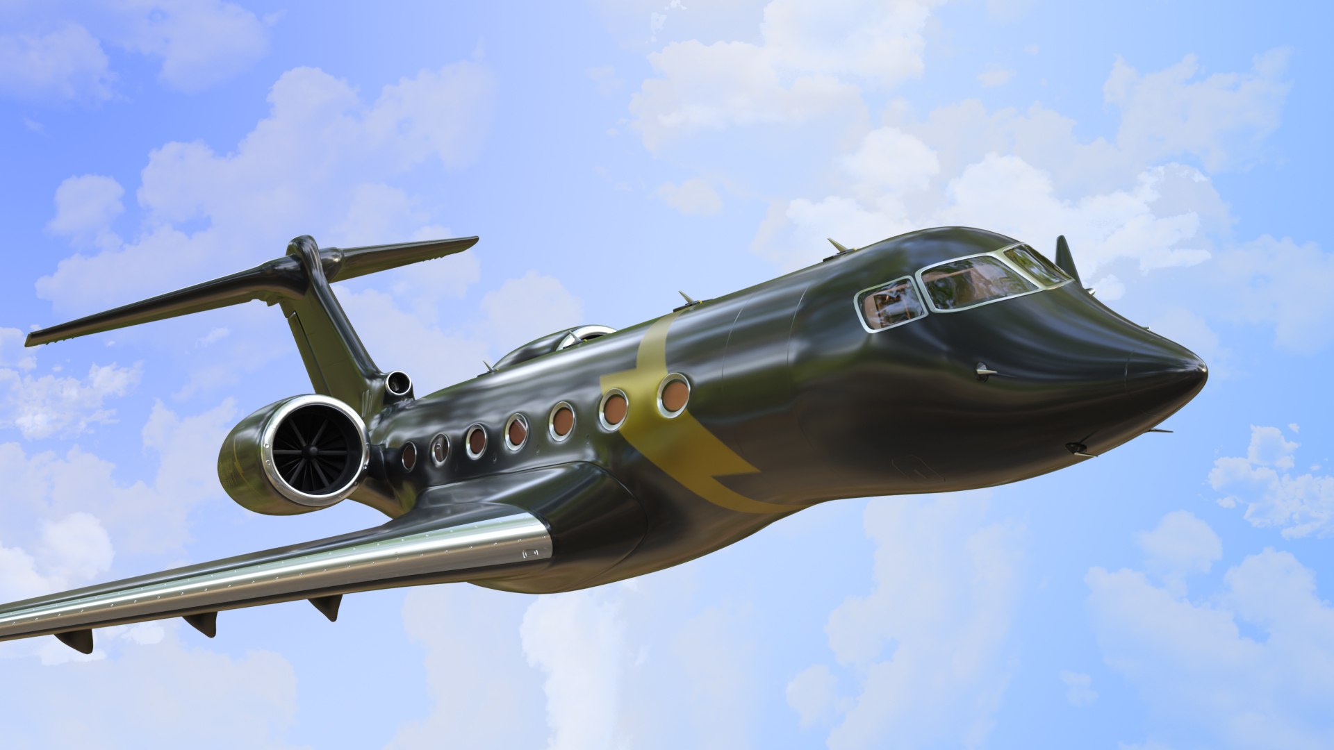 PRIVATE JET MODEL Model - TurboSquid 2141691