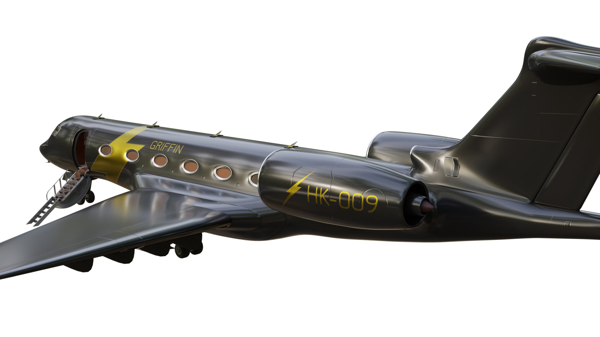 PRIVATE JET MODEL Model - TurboSquid 2141691