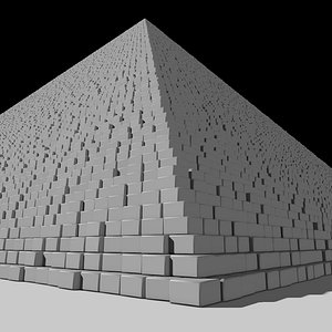 pyramid great giza 3D model
