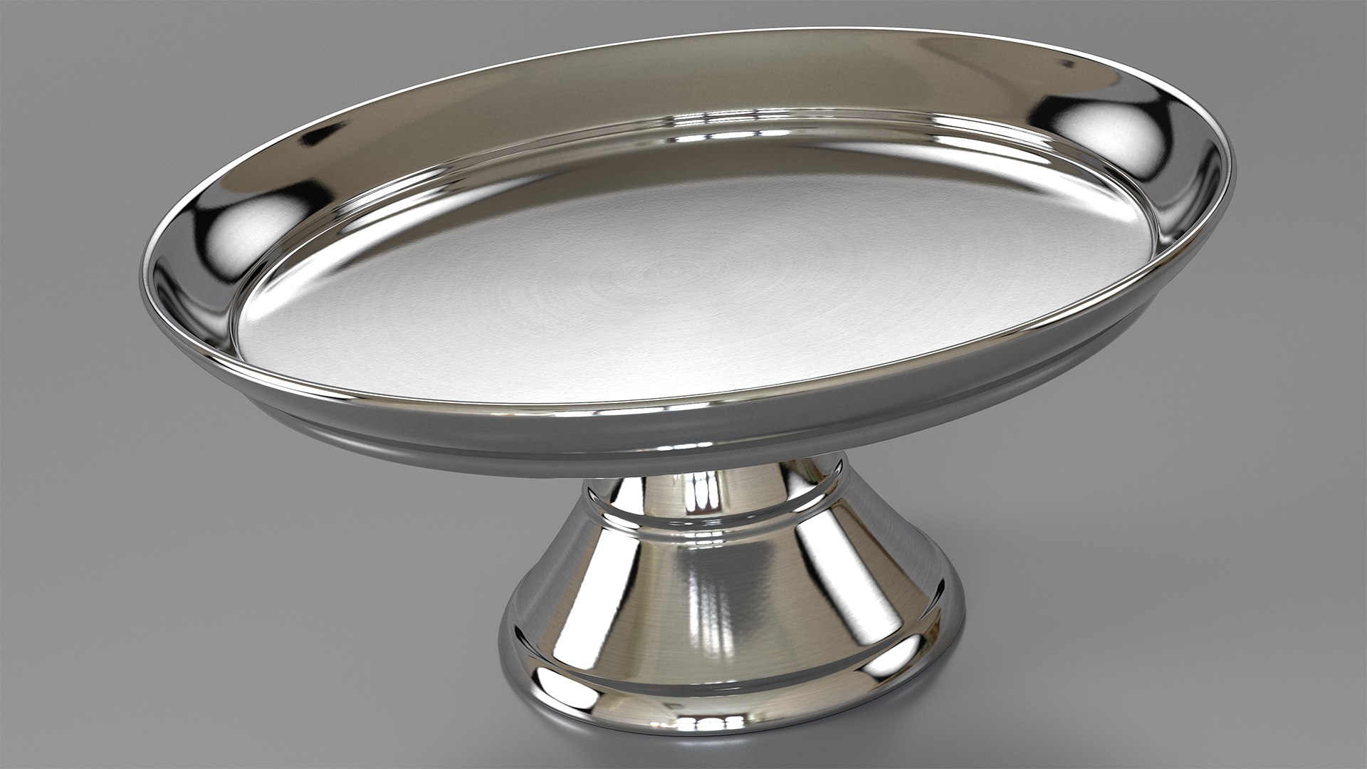 Cake Stand Metal 3D model preview