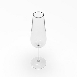 3D model Drop Flute glass