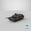 Rigged Type 10 GameReady LODs 3D model