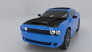 car dodge challenger 3D model