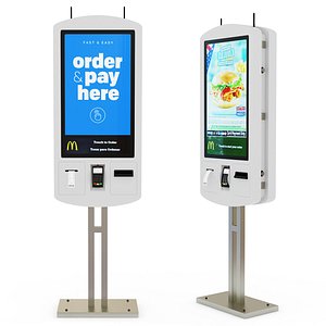 mcdonald self-service kiosk 3D model