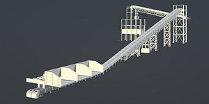 3D Industrial building 2023-0009 model