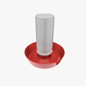 3d chicken feeder model