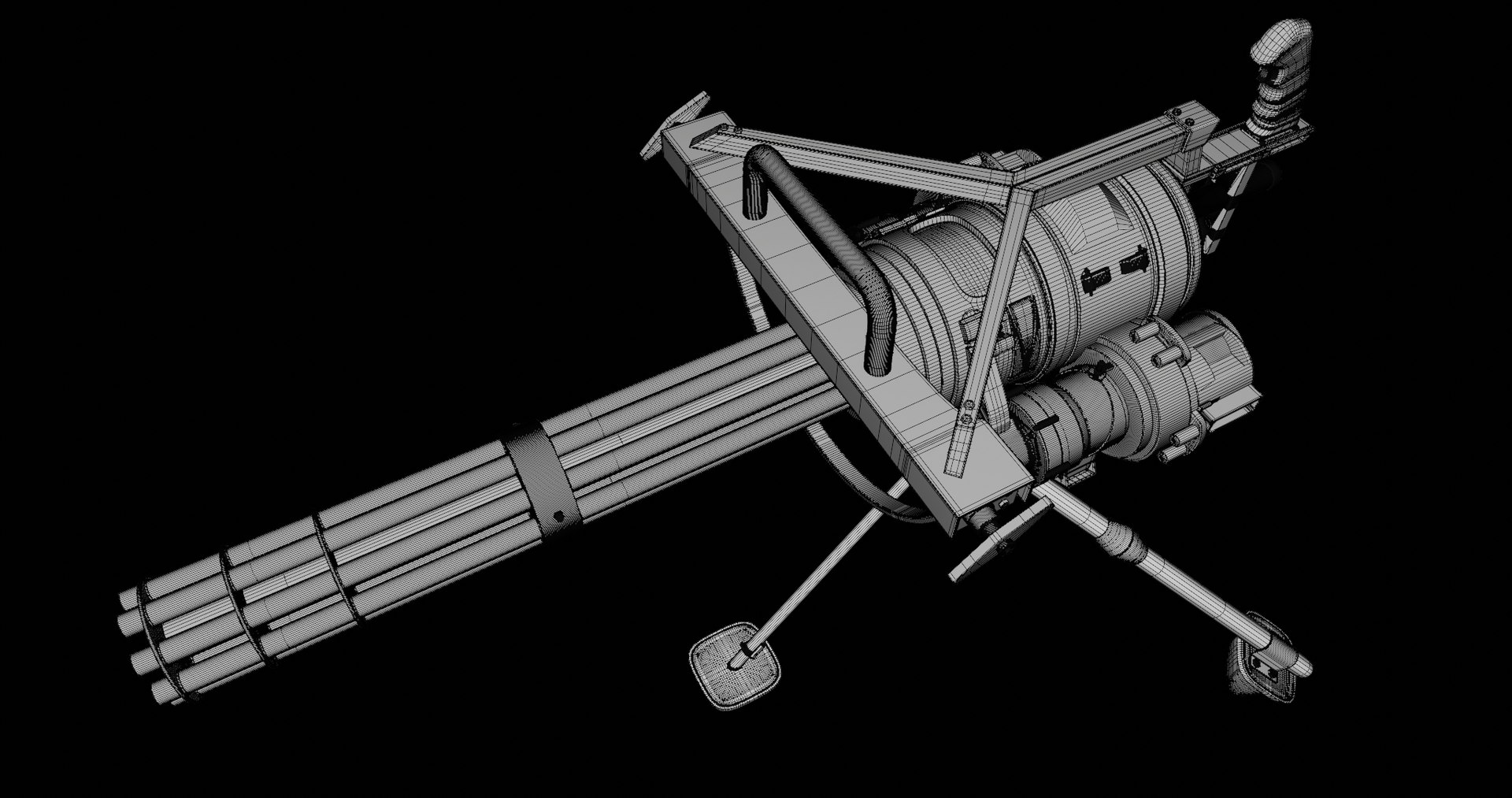 M134 Minigun PBR Unity UE Arnold V-ray Textures Included 3D model https://p.turbosquid.com/ts-thumb/fE/AJO5hX/7r/wireframe2/jpg/1650262318/1920x1080/fit_q87/e395fe3f1d6e1ba1ff7be357870e4c15426a5304/wireframe2.jpg