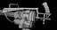 M134 Minigun PBR Unity UE Arnold Texturas de rayos V incluidas
