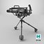 M134 Minigun PBR Unity UE Arnold Texturas de rayos V incluidas