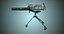 M134 Minigun PBR Unity UE Arnold Texturas de rayos V incluidas