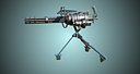 M134 Minigun PBR Unity UE Arnold V-ray Textures Included