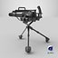 M134 Minigun PBR Unity UE Arnold Texturas de rayos V incluidas