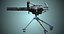M134 Minigun PBR Unity UE Arnold Texturas de rayos V incluidas