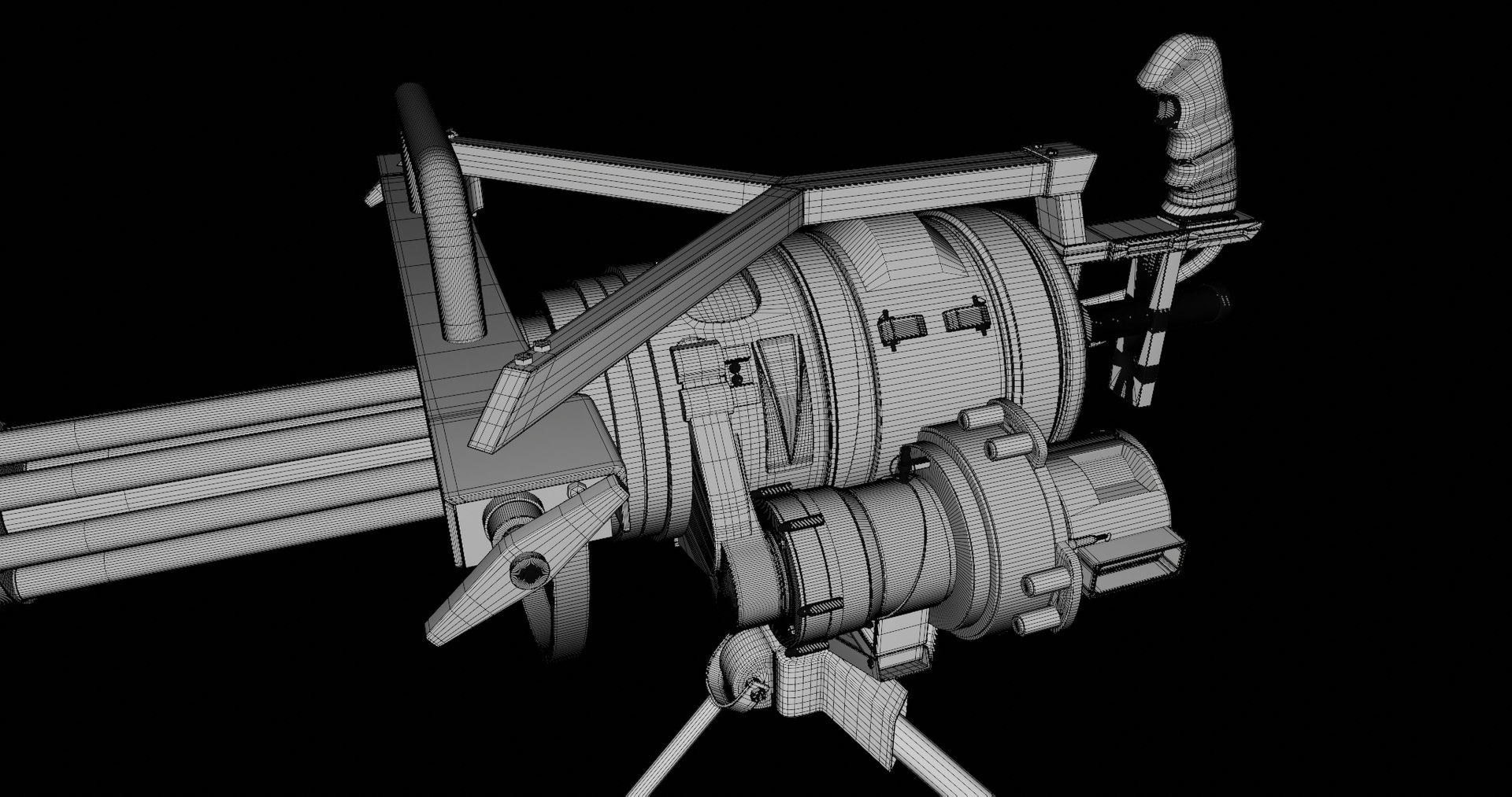 M134 Minigun PBR Unity UE Arnold V-ray Textures Included 3D model https://p.turbosquid.com/ts-thumb/fE/AJO5hX/zB/wireframe4/jpg/1650262330/1920x1080/fit_q87/c739ef59aefedff497cef1b44fb49f80357e902d/wireframe4.jpg