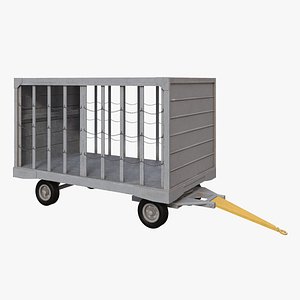 3D airport closed baggage model