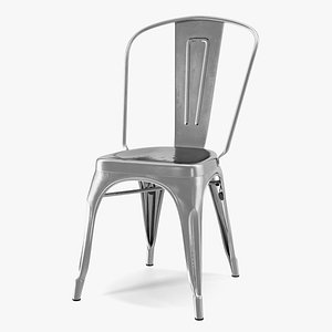 Iron Folding Chair 3D