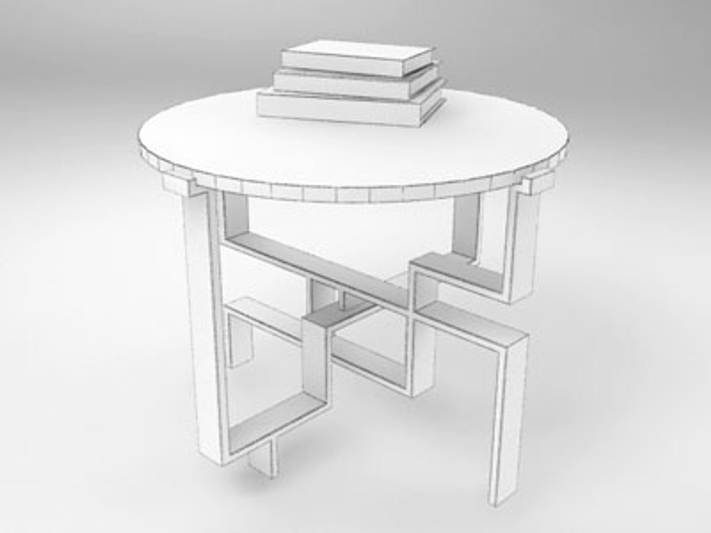 3d Modern Table Model