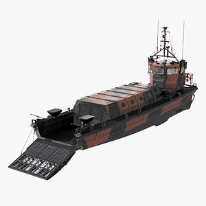 Landing Craft Vehicle Personnel MK5 Rigged for Maya