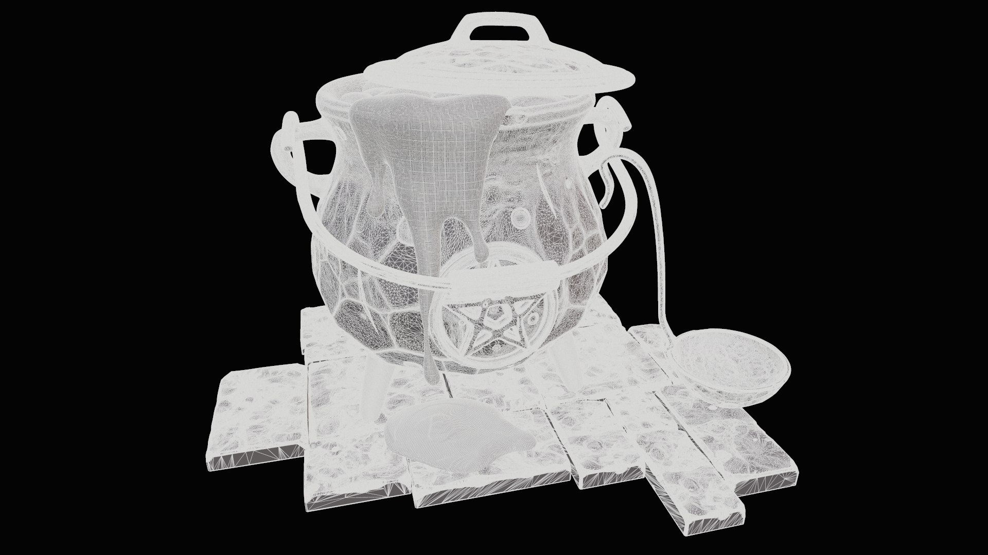 Stylized Cauldron 3D Model - TurboSquid 1812676