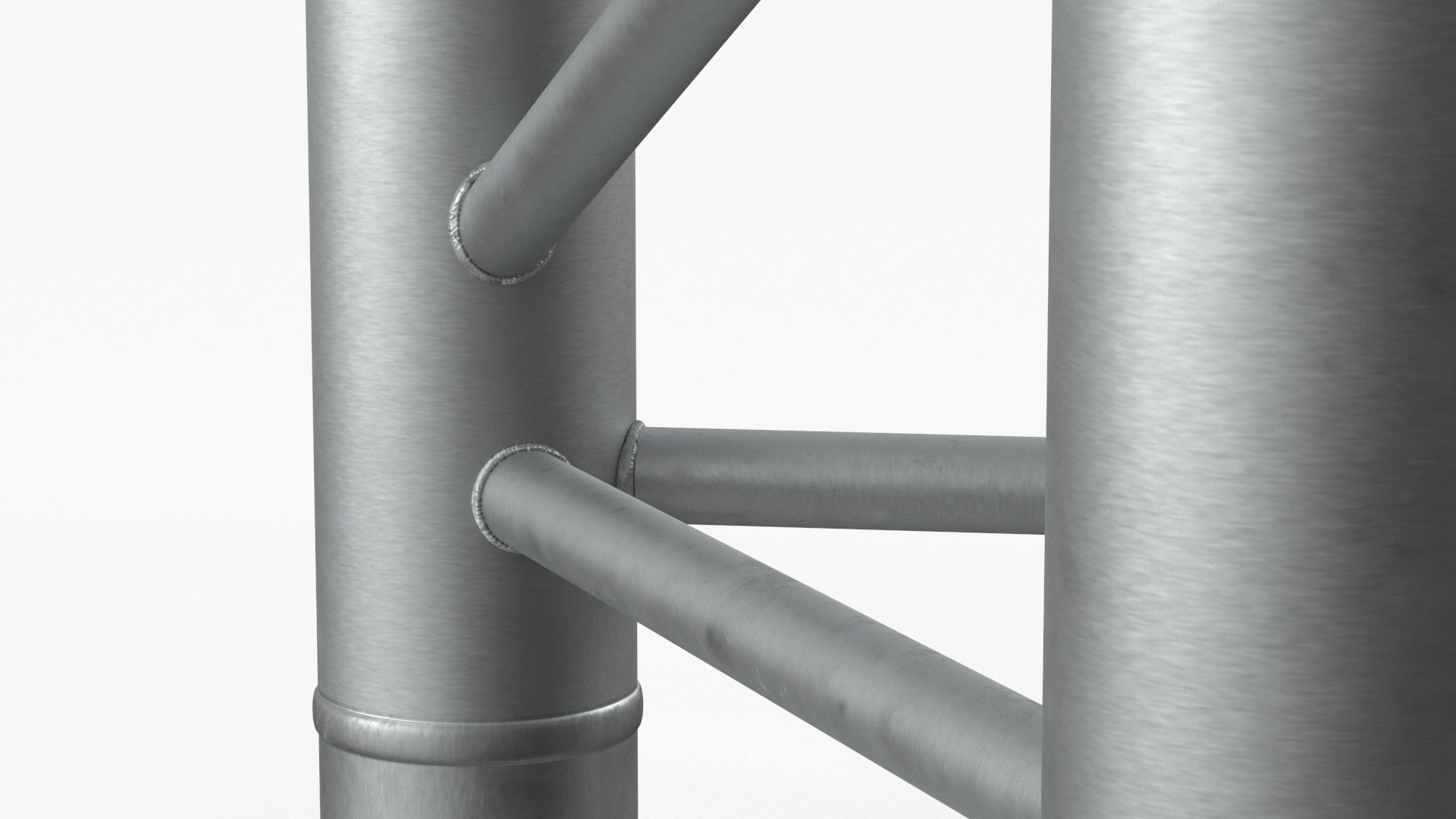 Triangular Truss Modular 3D Model - TurboSquid 2262544